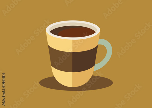 Coffee Cup - Illustration vector Icons 