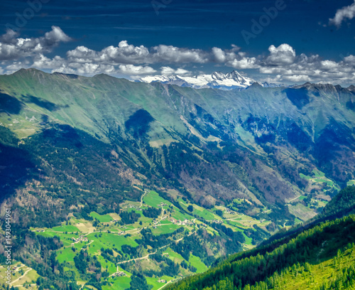View on Hohen Tauern with Großglockner