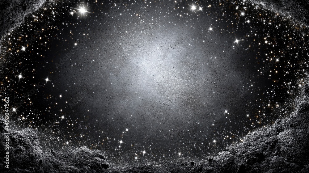 Obraz premium Stunning view of countless stars in the vast expanse of the night sky