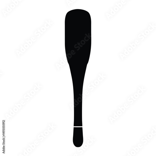 Black silhouette image of a kitchen spatula for cooking and baking tasks