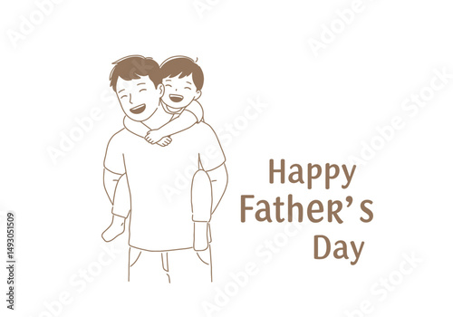 Fathers day, illustrations, vector arts
