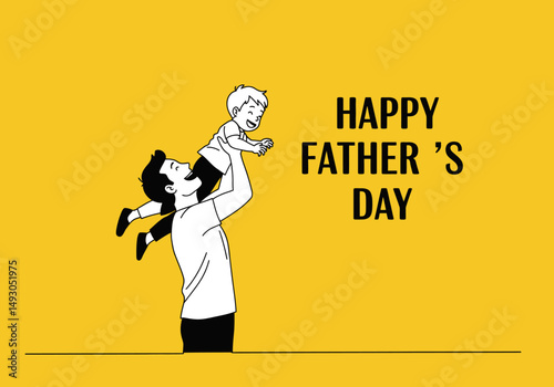 Fathers day, illustrations, vector arts
