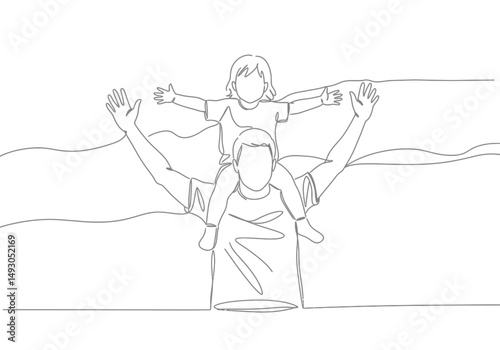 Fathers day, illustrations, vector arts
