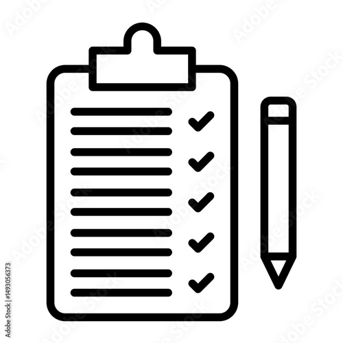 Requirement Vector Line Icon Design