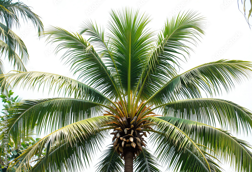 Fototapeta premium palm tree isolated on white