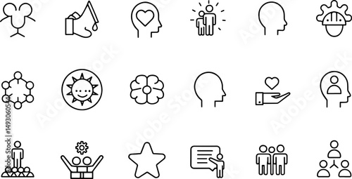 soft skills icon set  containing communication  em [Converted] [Converted].eps