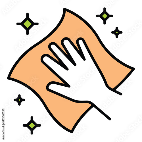 Cleaning Vector Icon For Office And Home