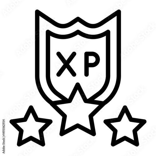 Experience Vector Line Icon Design