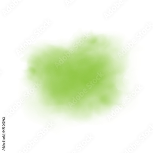 Realistic green smoke or haze on a transparent background. Magic fog, vapor. Vector illustration.	
