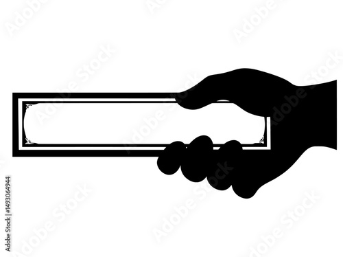 A flat icon designed for apps and websites to symbolize the payment, purchase, or buying of goods with money