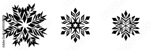 A Blue Snowflake icon isolated on white background represents the Snowflake sign, embodying the symbol of snow, holiday, cold weather, frost, and serving as a winter design element in modern