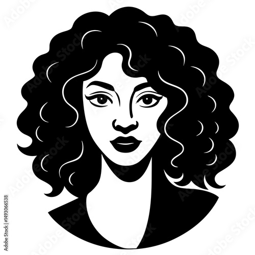woman with long hair