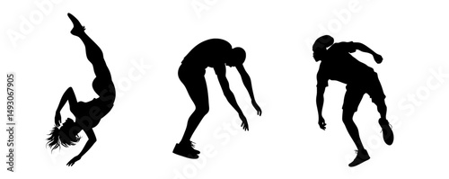 A modern illustration features the silhouette of children dancing various street dance styles, including hip hop, break dance, jazz funk, rap, and freestyle