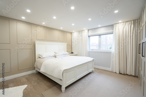 interior luxury apartment comfortable bedroom