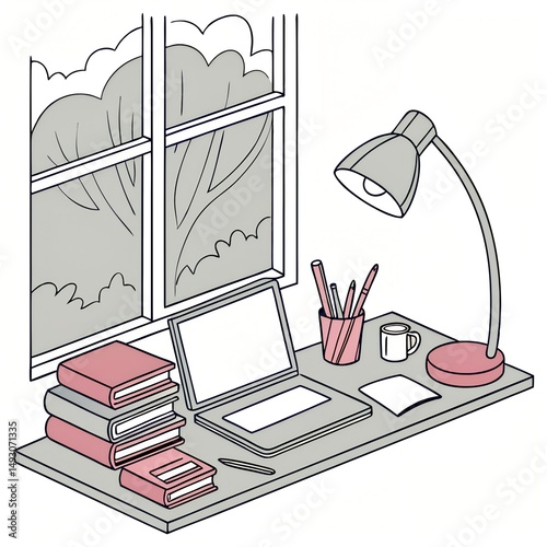 A reading room was decorated by a nice materials. really looks like very nice.