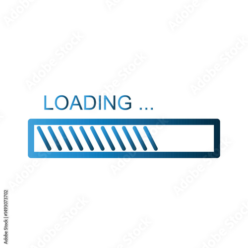 Loading icon design template