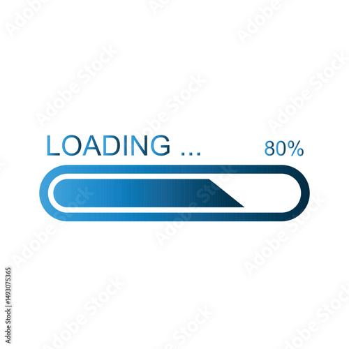Loading icon design template