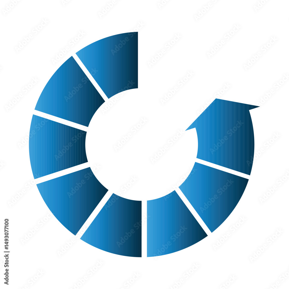 Obraz premium Loading icon design template