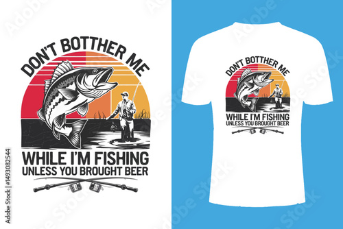 Fishing t shirt design retro and vintage style and t shirt graphic designs for fish man