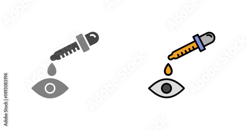 Eye Drop Icon Design