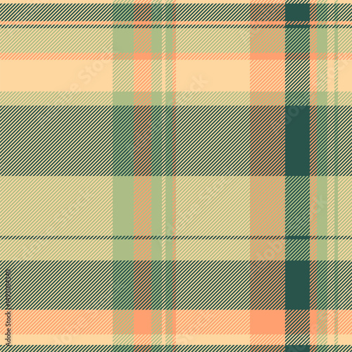 Elegant pastel plaid pattern. Soft peach, sage green, and beige hues create a calming, sophisticated texture. Ideal for fashion, home decor, or website backgrounds.