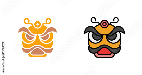 Dragon Dance Icon Design
