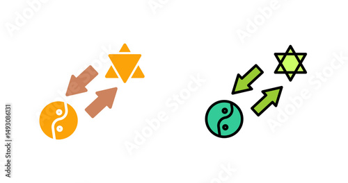 Cultural Exchange Icon Design