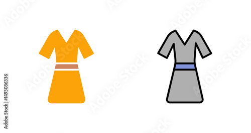 Traditional Clothing Icon Design