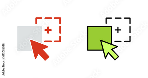 Drag and Drop Icon Design
