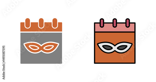 Mardi Gras Icon Design