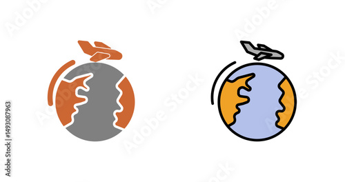 Holiday Travel Icon Design