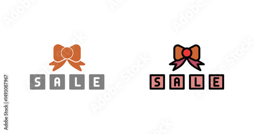 Holiday Sale Icon Design