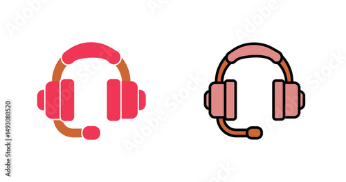 Gaming Headset Icon Design