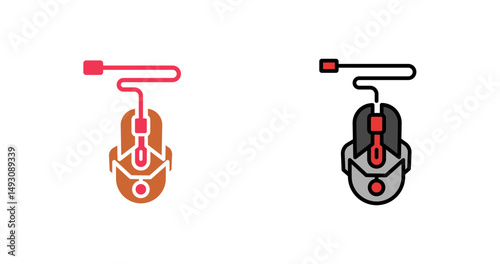 Gaming Mouse Icon Design