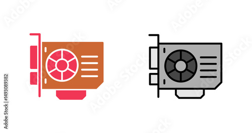 Graphics Card Icon Design