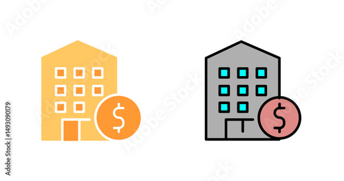 Hotel Discounts Icon Design