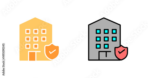 Hotel Security Icon Design