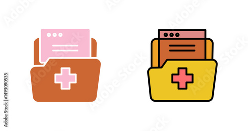 Electronic Records Icon Design