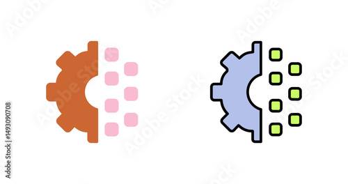 Digital Transformation Icon Design