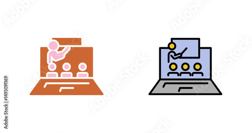 Digital Training Icon Design