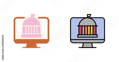 Digital Governance Icon Design