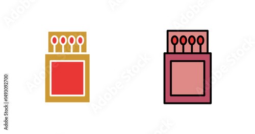 Match Box Icon Design