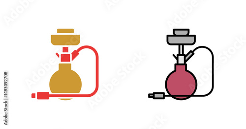 Hookah Icon Design