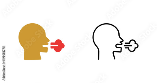 Bad Breath Icon Design