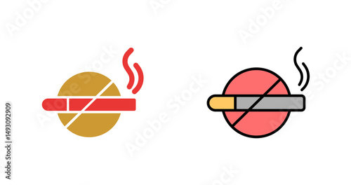 Smoking Kills Icon Design