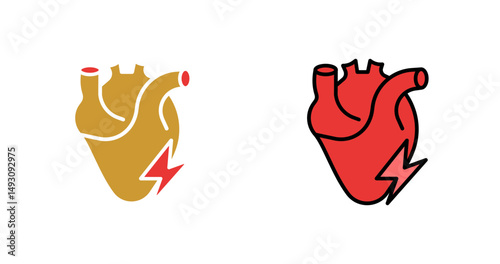 Heart Attack Icon Design