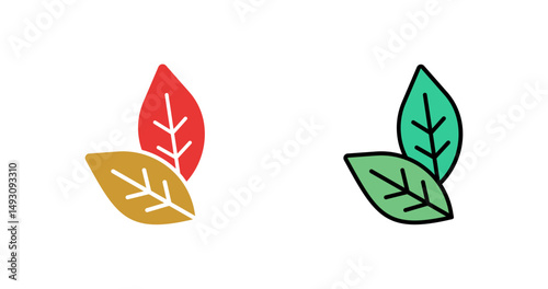 Tobacco Leafs Icon Design