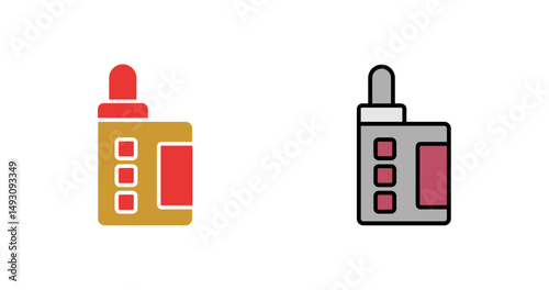 Electronic Cigarette Icon Design