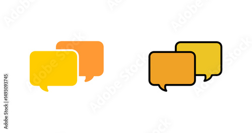 Message Bubble Icon Design
