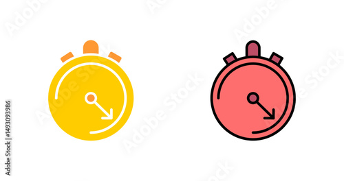 Stop Watch Icon Design